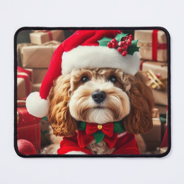 Item preview, Cockapoo Puppy Christmas 2 designed and sold by fatbanana.