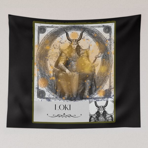 Item preview, Loki Norse Mythology designed and sold by MINOSDESIGN.