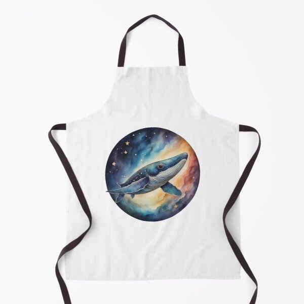Item preview, Galactic whale in watercolor #7 designed and sold by Qlutique.