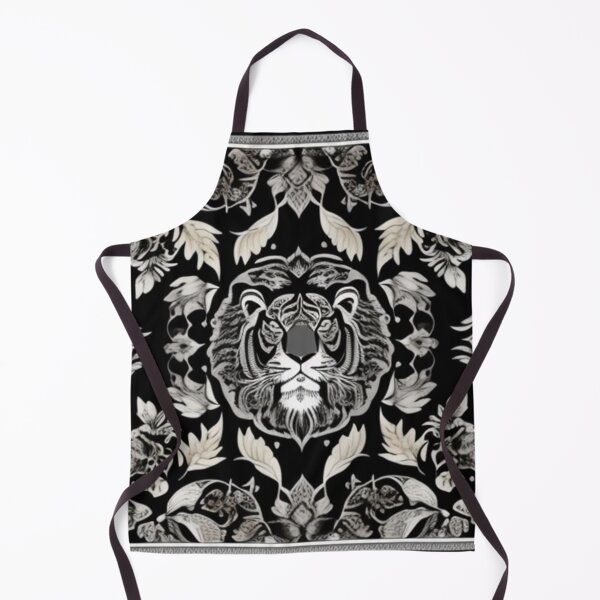 Item preview, Silver and black Persian tiger design  designed and sold by Roxburylane.