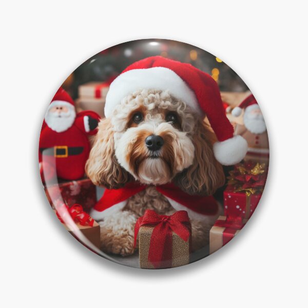 Item preview, Cockapoo Puppy Christmas 2 designed and sold by fatbanana.