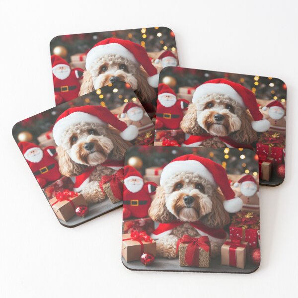 Item preview, Cockapoo Puppy Christmas 2 designed and sold by fatbanana.