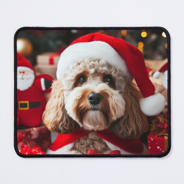 Item preview, Cockapoo Puppy Christmas 2 designed and sold by fatbanana.