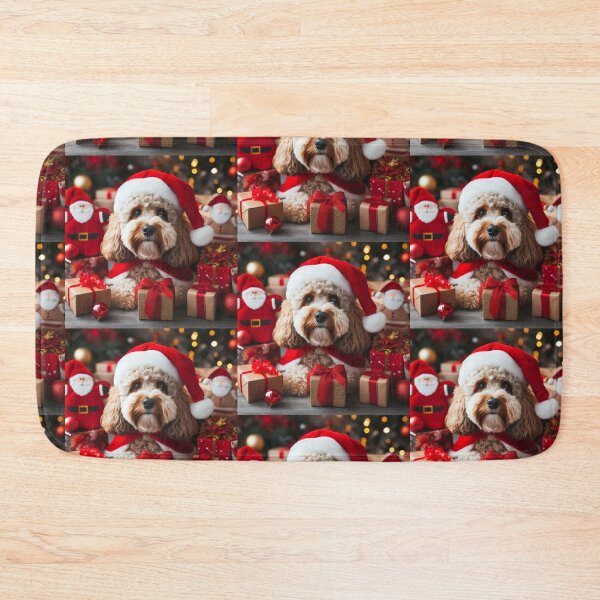 Item preview, Cockapoo Puppy Christmas 2 designed and sold by fatbanana.