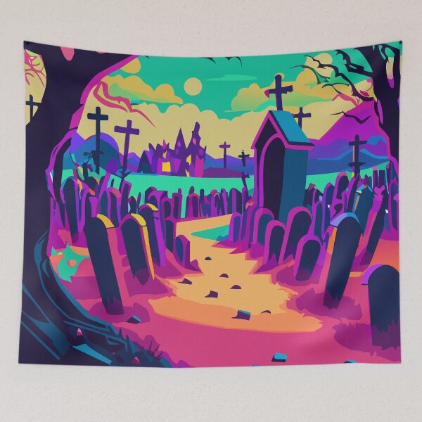 Item preview, The Psychedelic Graveyard designed and sold by ProximaAeternum.