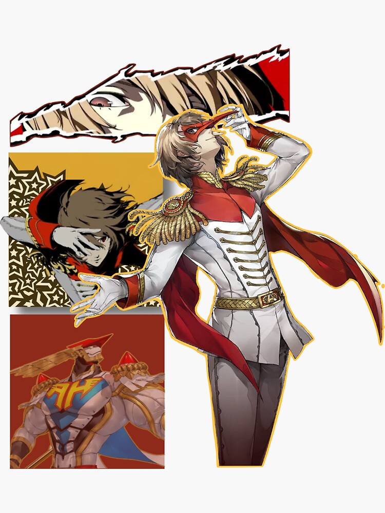 Persona 5 Royal Spilla Badges 2-pack Crow / Goro Akechi Popbuddies 6430063311968