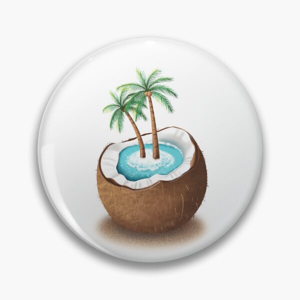 Item preview, Coconut Island and Tropical Palm Trees designed and sold by LJArtworkDesign.