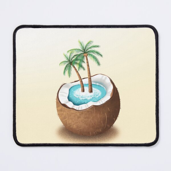 Item preview, Coconut Island and Tropical Palm Trees designed and sold by LJArtworkDesign.