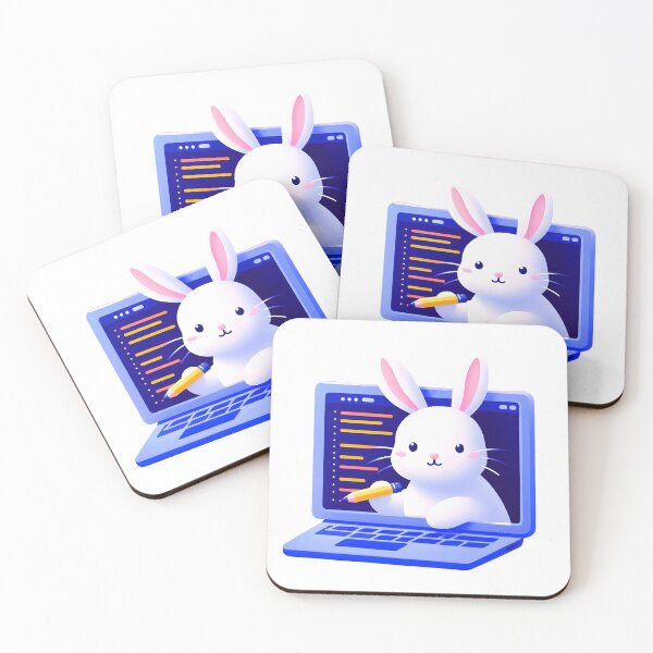 Item preview, Rabbit helps You Write Code designed and sold by risingdigitall.