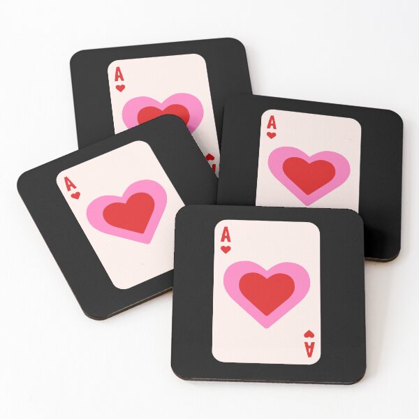Item preview, aesthetic ace of heart card pink and red  designed and sold by rovan-hamdy.