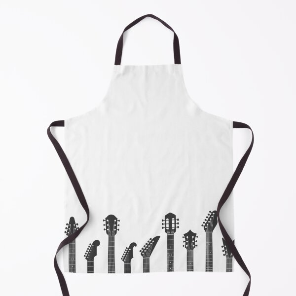 Item preview, BLACK GUITARS White Background Musical Collection designed and sold by LynnieLangArt.