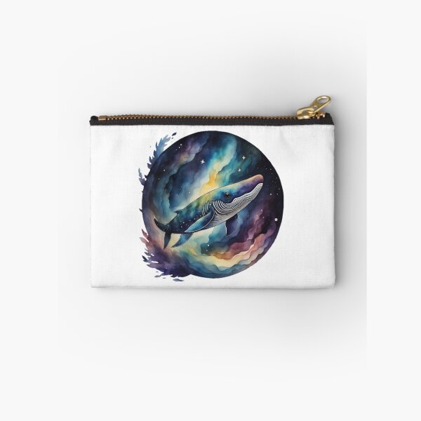 Item preview, Galactic whale in watercolor #10 designed and sold by Qlutique.