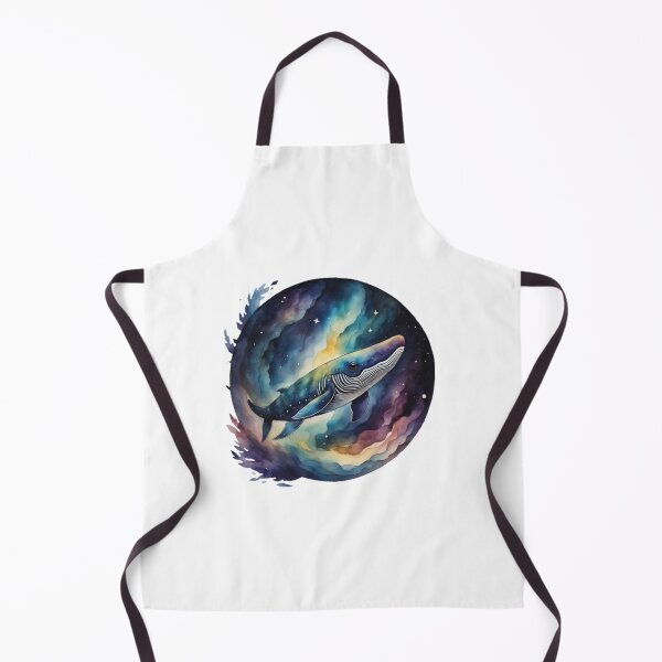 Item preview, Galactic whale in watercolor #10 designed and sold by Qlutique.
