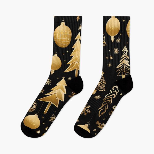 Item preview, Winter pattern full of golden decoration designed and sold by twisted-dot.