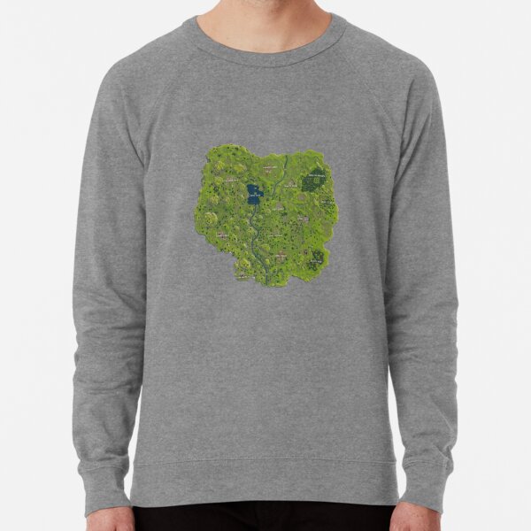 Fortnite discount sweatshirt map