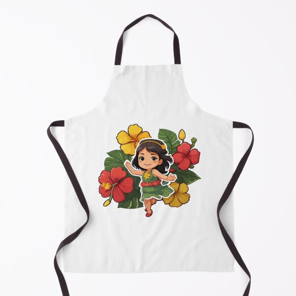 Item preview, Cute Hula Girl in Reggae Colors designed and sold by reggaeartgifts.