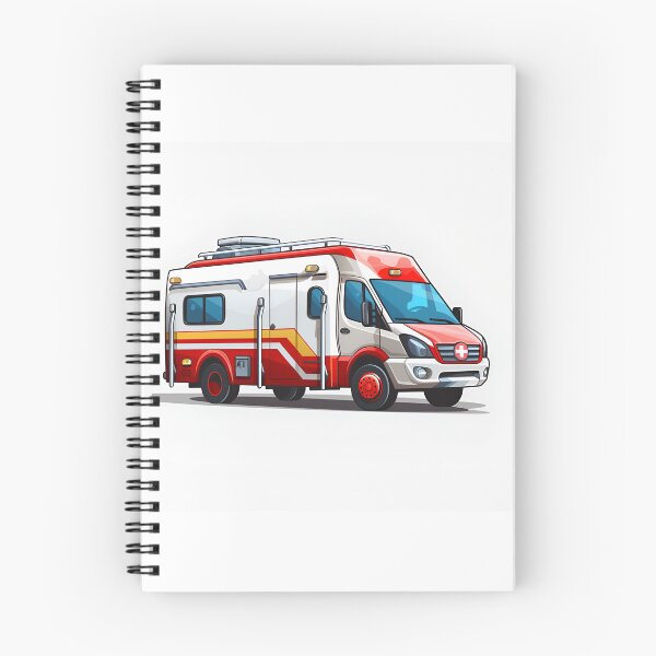 Item preview, Cartoon Style Ambulance Painting Drawing Logo Sticker, wall arts, Art Prints and More designed and sold by Kevin Lou.