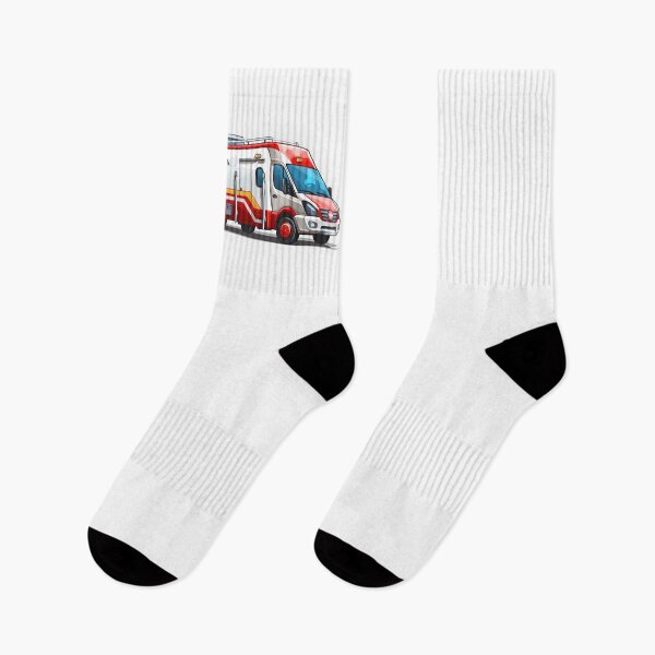 Item preview, Cartoon Style Ambulance Painting Drawing Logo Sticker, wall arts, Art Prints and More designed and sold by Kevin Lou.