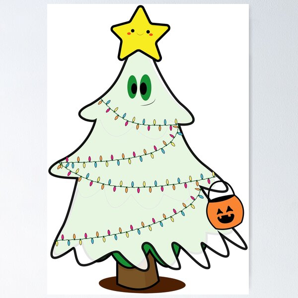 Artikelvorschau, Weihnachtsbaumgeist für Halloween entworfen und verkauft von Salipumpkin.
