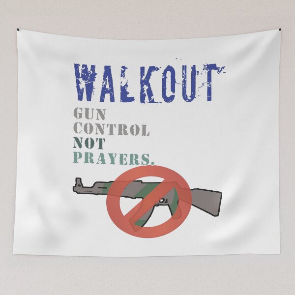 Item preview, Student Walkout 2018 Gun Control NOT Prayers Original designed and sold by merchhost.