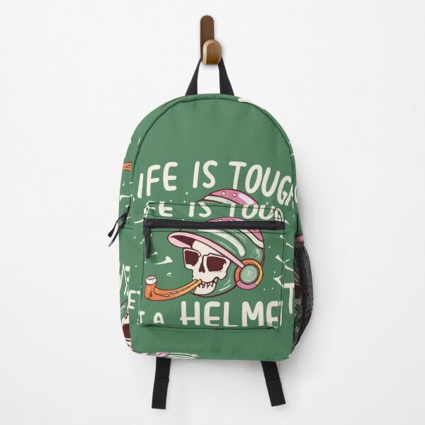 Item preview, Life Is Tough Get A Helmet Funny saying designed and sold by INK-Creations.