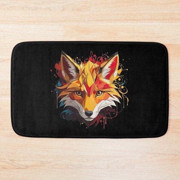 Item preview, Cute Colorful Fox in Low Poly Style designed and sold by MindSmith.