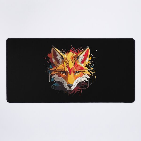 Item preview, Cute Colorful Fox in Low Poly Style designed and sold by MindSmith.