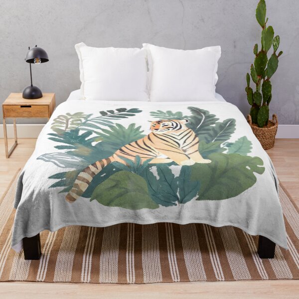 Item preview, Sweet Smiling Watercolor Tiger designed and sold by AnimaliaStar.