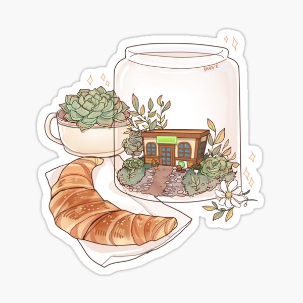 The Roost terrarium Sticker