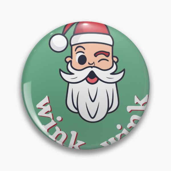 Item preview, winked santa designed and sold by Glamorii22.