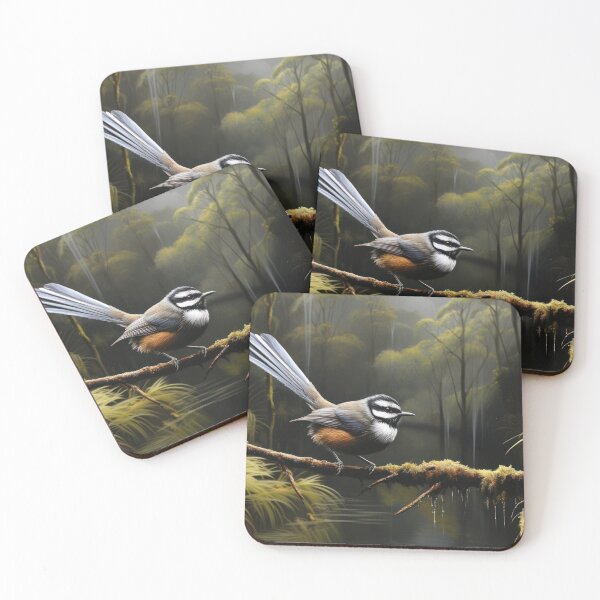 Item preview, Fantail in rainforest designed and sold by TheOosh.