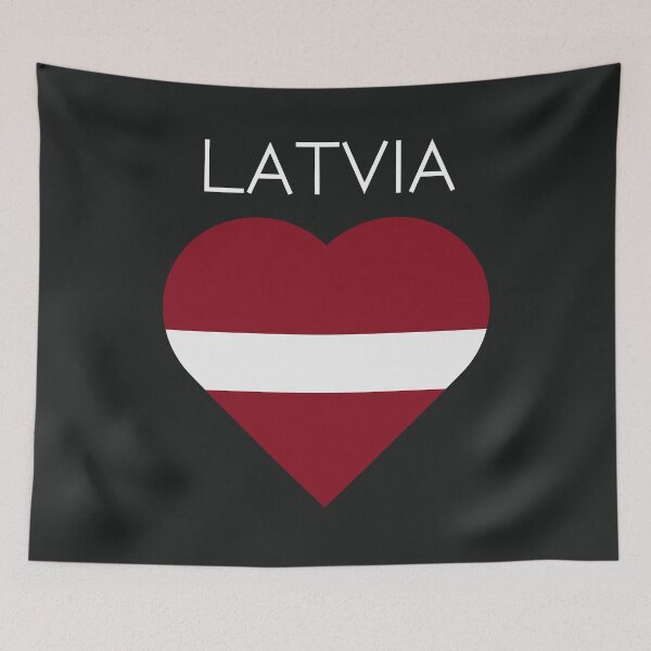 Item preview, Latvia Flag - Latvia Love designed and sold by Sketch-Shack.