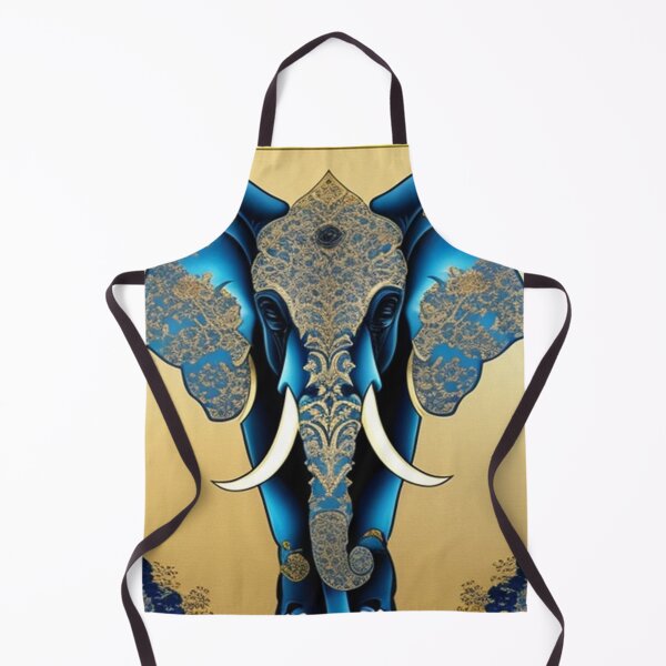 Item preview, Persian blue elephant  designed and sold by Roxburylane.