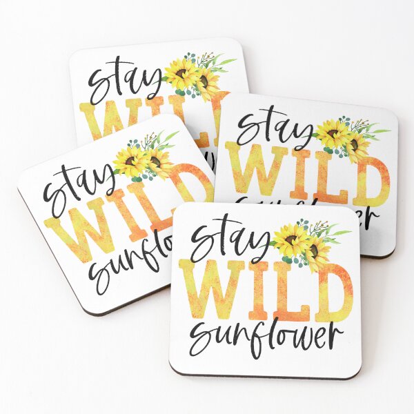 Item preview, Stay wild sunflower designed and sold by DesignCosmos.