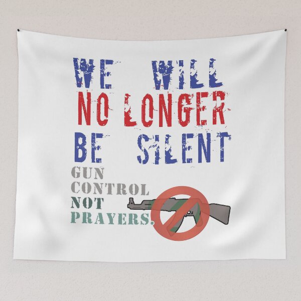Item preview, Gun Control Walkout - We will No Longer Be Silent designed and sold by merchhost.