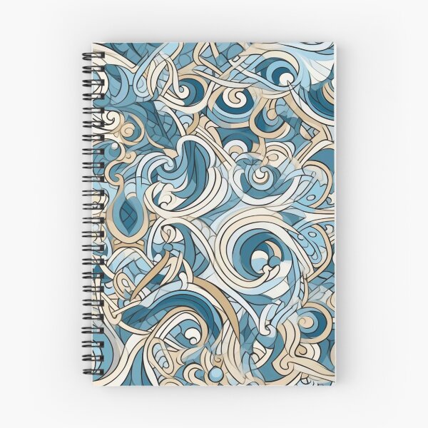 Item preview, Complicated Pattern - Blue and Gold designed and sold by Ol' Willer.