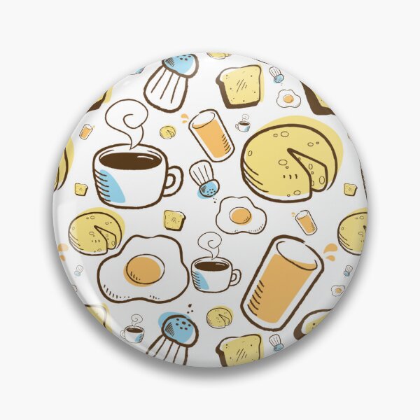 Item preview, Breakfast Pattern | White Background designed and sold by Oliveirallan.