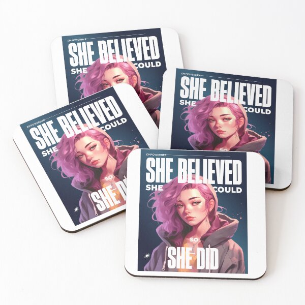 Item preview,  she believed sh could and she did designed and sold by signcraftdesign.