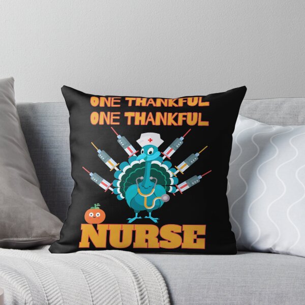 Item preview, Thankful pumpkin Turkey Nurse Cute Thanksgiving  designed and sold by Zikozaki.
