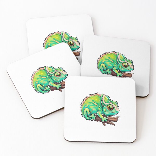 Item preview, Chameleon perched on a branch designed and sold by BrohShop.
