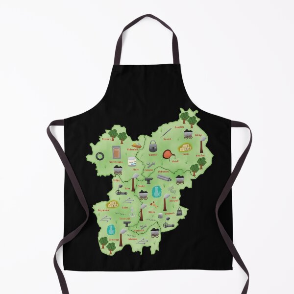 Item preview, Map of Famous Black Country Industries and Products (without title) designed and sold by MadeByGeeClowes.