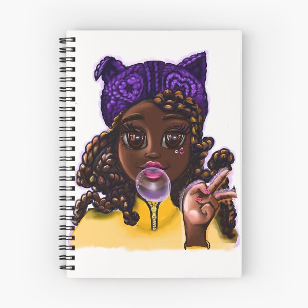 Item preview, Cute black Girl, African American, Black cartoon, anime, game character girl designed and sold by Artonmytee.