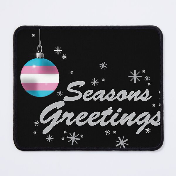 Item preview, Seasons Greetings Transgender Pride Colors designed and sold by TheirChoice.