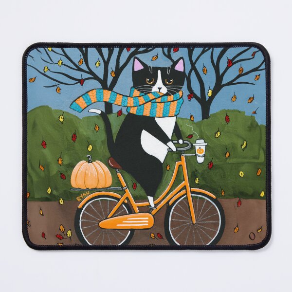 Item preview, The Autumn Bicycle Ride designed and sold by KilkennyCat Art.