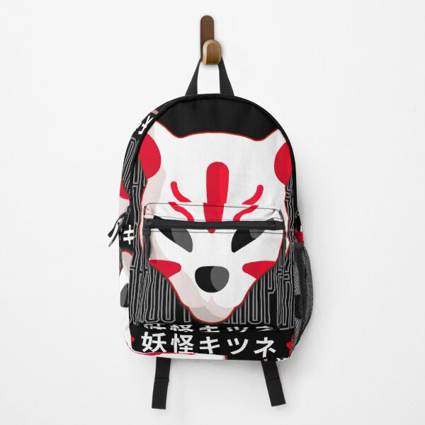 Item preview, Yōkai Kitsune Japanese Anime Fox Mask Gift - Black designed and sold by InkyGenies.