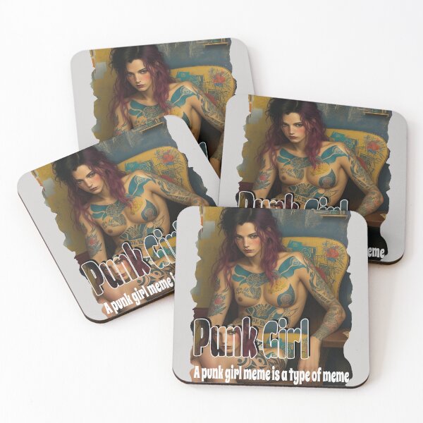 Item preview, A punk girl meme designed and sold by PornDesigns.
