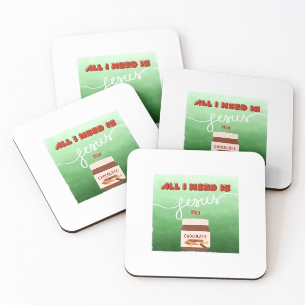 Item preview, All I need is Jesus and chocolate designed and sold by Twin2too.