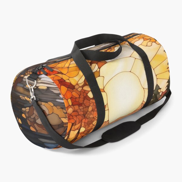 Item preview, Stained Glass Sunset Over Stone Bridge designed and sold by Matt's Artificial Nature.