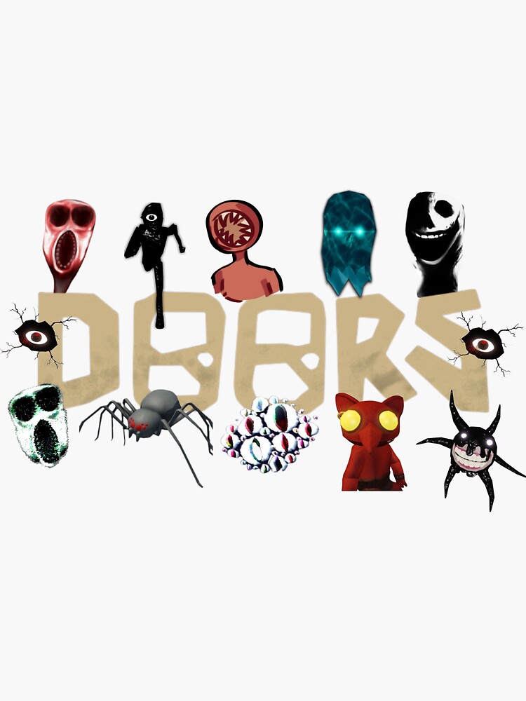 Roblox doors, seek and eyes Sticker by doorzz