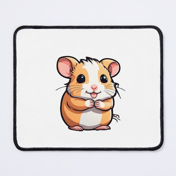Item preview, Small and cute hamster smiling designed and sold by BrohShop.